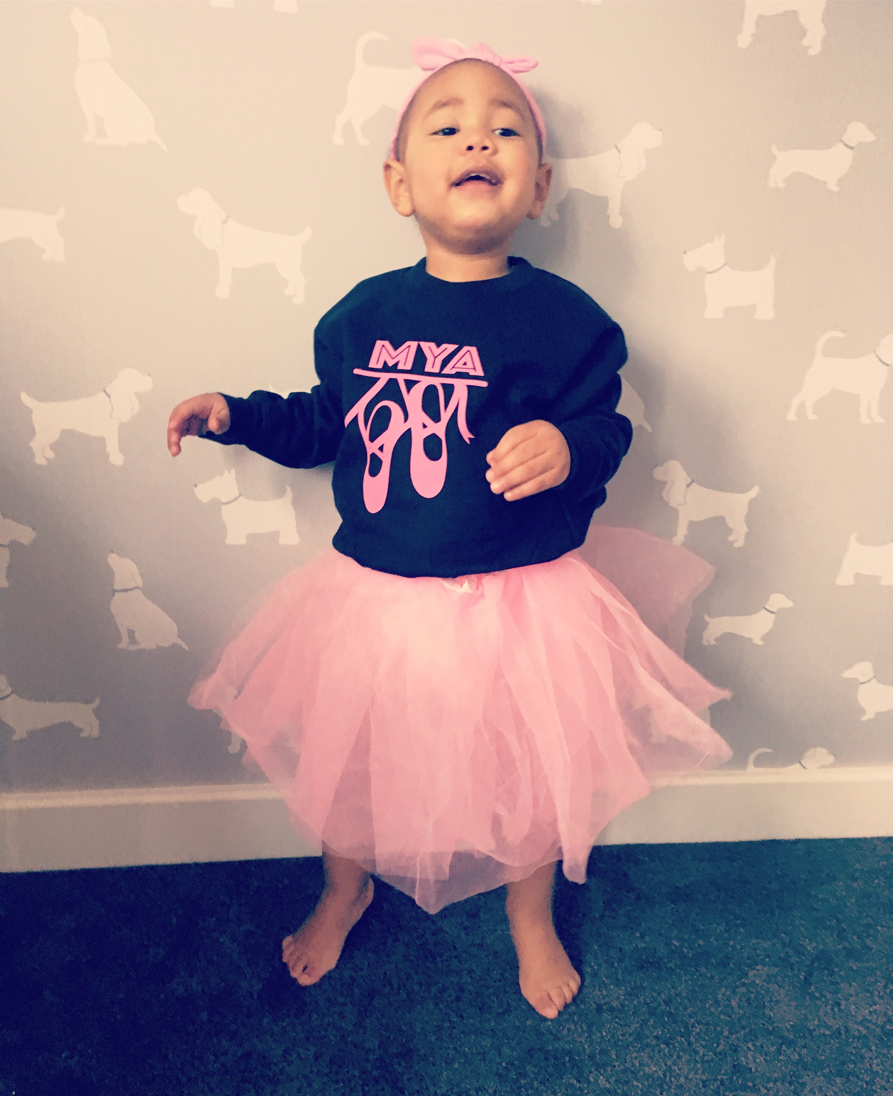 Personalised Ballet Shoes Sweater