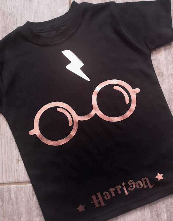 personalised wizard t-shirt