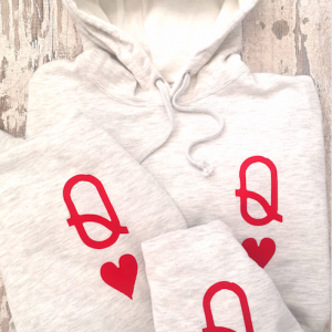 Queen of hearts hoodie