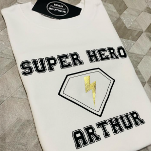 personalised superhero t-shirt